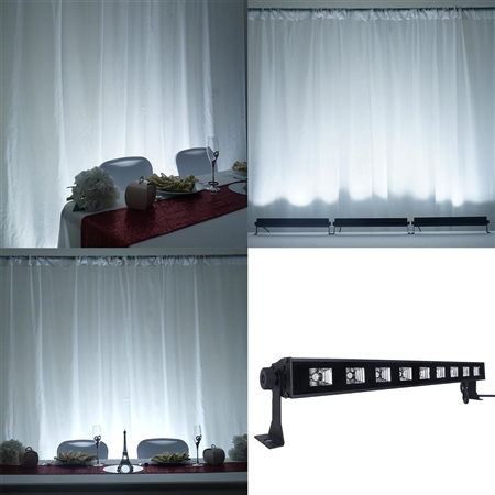 27 Watt White Super Bright 9 LED Backdrop Lighting Online